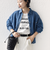 《一部追加予約》〈洗濯機可能〉ライトオンス デニム ショート シャツ