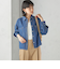〈洗濯機可能〉ライトオンス デニム ショート シャツ