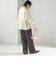 〈手洗い可能〉セルロース ツイル 羽織 シャツ