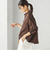 〈手洗い可能〉セルロース ツイル 羽織 シャツ