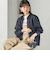 〈手洗い可能〉セルロース ツイル 羽織 シャツ