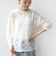 【WEB限定】〈手洗い可能〉チュール フェザー レース 羽織