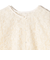 【WEB限定】〈手洗い可能〉チュール フェザー レース 羽織