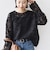【WEB限定】〈手洗い可能〉チュール フェザー レース 羽織