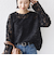【WEB限定】〈手洗い可能〉チュール フェザー レース 羽織