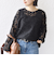 【WEB限定】〈手洗い可能〉チュール フェザー レース 羽織