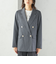 《一部追加予約》ウール ギャバジン ダブル ブレスト ジャケット