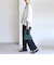【WEB限定】〈手洗い可能〉シアー Vネック フレア シャツ カーディガン