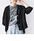 【WEB限定】〈手洗い可能〉シアー Vネック フレア シャツ カーディガン