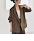 quaranciel:〈手洗い可能〉メッシュ ダブルブレスト テーラード ジャケット 25AW