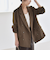 quaranciel:〈手洗い可能〉メッシュ ダブルブレスト テーラード ジャケット 25AW