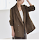 quaranciel:〈手洗い可能〉メッシュ ダブルブレスト テーラード ジャケット 25AW