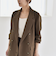 quaranciel:〈手洗い可能〉メッシュ ダブルブレスト テーラード ジャケット 25AW