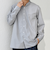 SHIPS any:〈洗濯機可能〉LIM BLESS ソリッド / ストライプ バンドカラー シャツ 25AW◇