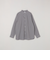 SHIPS any:〈洗濯機可能〉LIM BLESS ソリッド / ストライプ バンドカラー シャツ 25AW◇