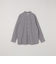 SHIPS any:〈洗濯機可能〉LIM BLESS ソリッド / ストライプ バンドカラー シャツ 25AW◇