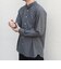 SHIPS any: LIM BLESS ソリッド / ストライプ バンドカラー シャツ 26AW◆