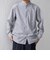 SHIPS any: LIM BLESS ソリッド / ストライプ バンドカラー シャツ 26AW◆