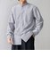 SHIPS any: LIM BLESS ソリッド / ストライプ バンドカラー シャツ 26AW◆