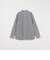 SHIPS any: LIM BLESS ソリッド / ストライプ バンドカラー シャツ 26AW◆