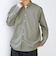 SHIPS any:〈洗濯機可能〉LIM BLESS ソリッド / ストライプ バンドカラー シャツ 25AW◇