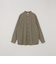 SHIPS any:〈洗濯機可能〉LIM BLESS ソリッド / ストライプ バンドカラー シャツ 25AW◇