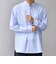 SHIPS any: LIM BLESS ソリッド / ストライプ バンドカラー シャツ 26AW◆