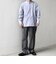 SHIPS any: LIM BLESS ソリッド / ストライプ バンドカラー シャツ 26AW◆