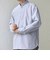 SHIPS any: LIM BLESS ソリッド / ストライプ バンドカラー シャツ 26AW◆