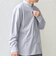 SHIPS any: LIM BLESS ソリッド / ストライプ バンドカラー シャツ 26AW◆