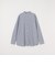 SHIPS any: LIM BLESS ソリッド / ストライプ バンドカラー シャツ 26AW◆