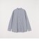 SHIPS any: LIM BLESS ソリッド / ストライプ バンドカラー シャツ 26AW◆
