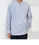 SHIPS any:〈洗濯機可能〉LIM BLESS ソリッド / ストライプ バンドカラー シャツ 25AW◇