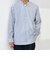 SHIPS any: LIM BLESS ソリッド / ストライプ バンドカラー シャツ 26AW◆