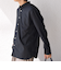 SHIPS any:〈洗濯機可能〉LIM BLESS ソリッド / ストライプ バンドカラー シャツ 25AW◇