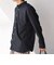 SHIPS any: LIM BLESS ソリッド / ストライプ バンドカラー シャツ 26AW◆