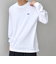 【SHIPS any別注】LACOSTE: ワンポイント ピケ クルーネック Tシャツ 25AW (ロンT)◇