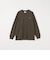 【SHIPS any別注】LACOSTE: ワンポイント ピケ クルーネック Tシャツ 25AW (ロンT)◇