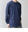 【SHIPS any別注】LACOSTE: ワンポイント ピケ クルーネック Tシャツ 25AW (ロンT)◇