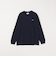 【SHIPS any別注】LACOSTE: ワンポイント ピケ クルーネック Tシャツ 25AW (ロンT)◇
