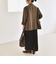 quaranciel:〈手洗い可能〉カット ジョーゼット サイド ライン タイト スカート