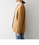 SHIPS any:〈洗濯機可能〉ウーステッド Vネック ノーカラー ジャケット