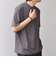 SHIPS any: JAPAN MADE クリアベアスムース スロープネック ジャケット Tシャツ
