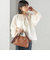〈手洗い可能〉シアー バンブー ギャザー ブラウス
