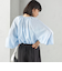 〈手洗い可能〉シアー バンブー ギャザー ブラウス