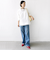 【WEB限定】チュール コンビ ラウンド カットソー