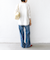 【WEB限定】チュール コンビ ラウンド カットソー
