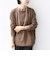 【WEB限定】チュール コンビ ラウンド カットソー