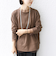 【WEB限定】チュール コンビ ラウンド カットソー
