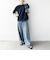 【WEB限定】チュール コンビ ラウンド カットソー